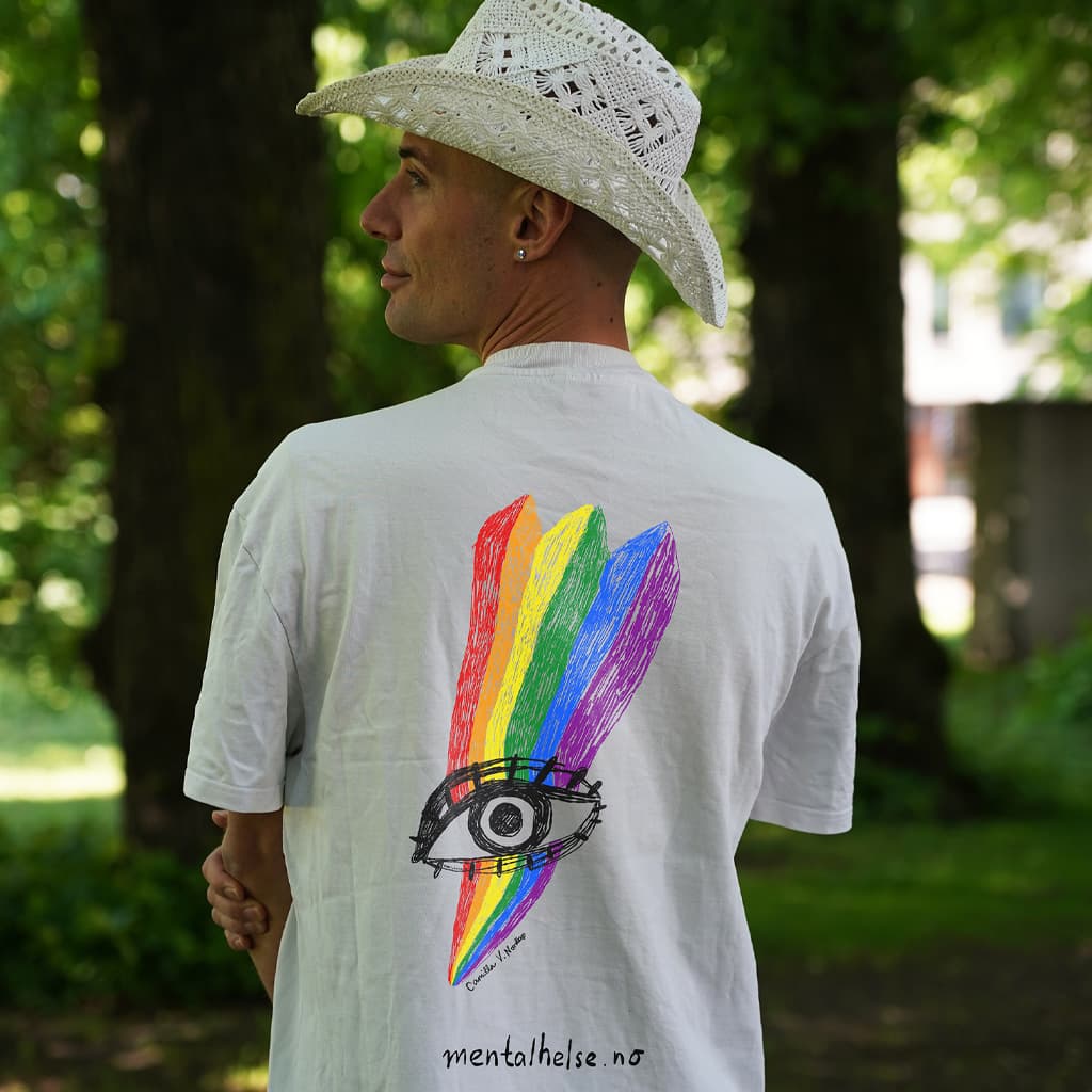 PRIDE  t-skjorte 2025, hvit - Image 2