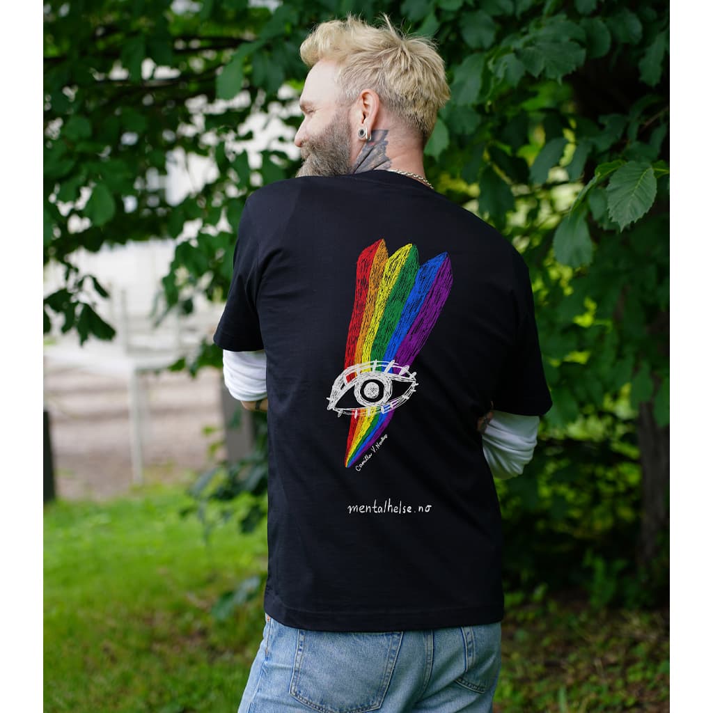 PRIDE  t-skjorte 2025. sort - Image 2