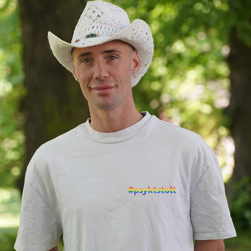 PRIDE  t-skjorte 2025, hvit - Image 3