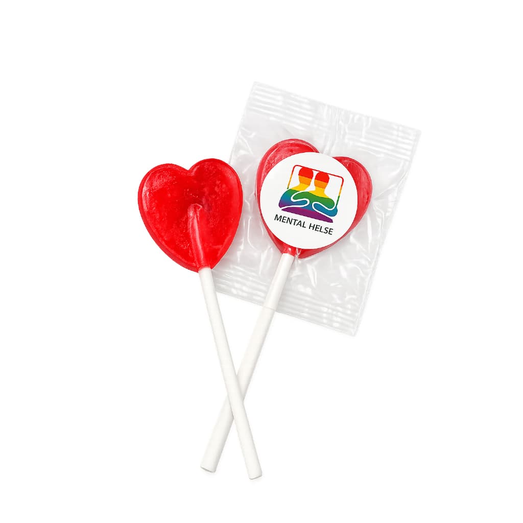 Kjærlighet på pinne med Pride-logo på etiketten - Image 1